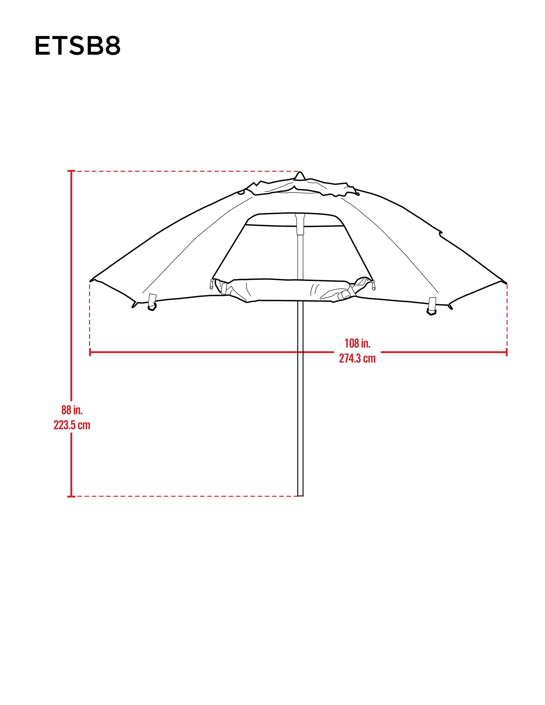 RIO Brands ETSB8TB-404LWPDQ6 Beach-Umbrellas - View #13