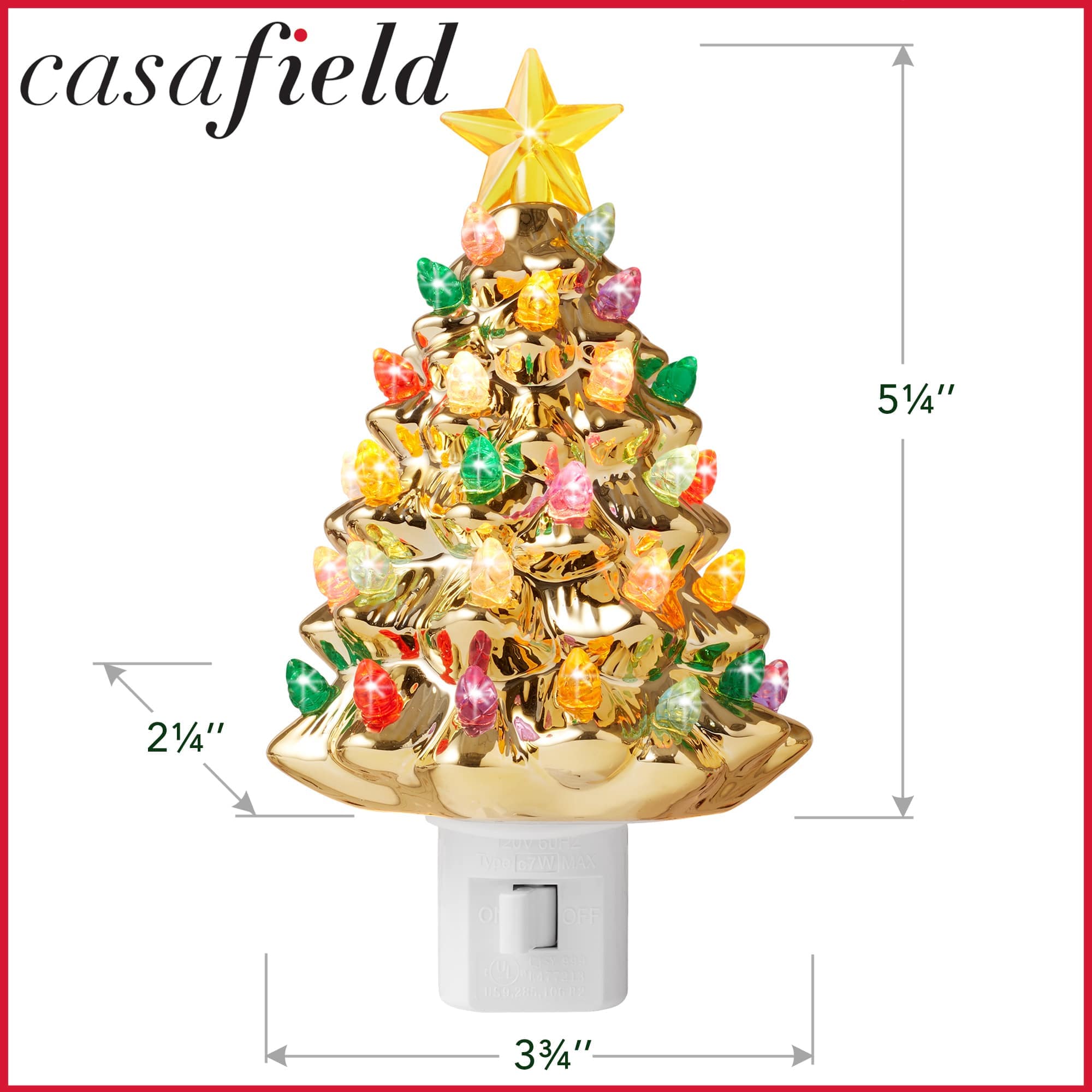 Casafield SZN-NL-823-GLD Night-Lights - View #7