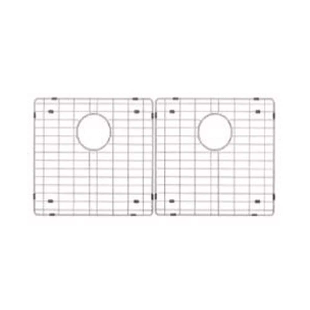Miseno MNOGR3219SR5050 14.25-Inches x 15.75-Inches Back center Drain Stainless steel Sink grid
