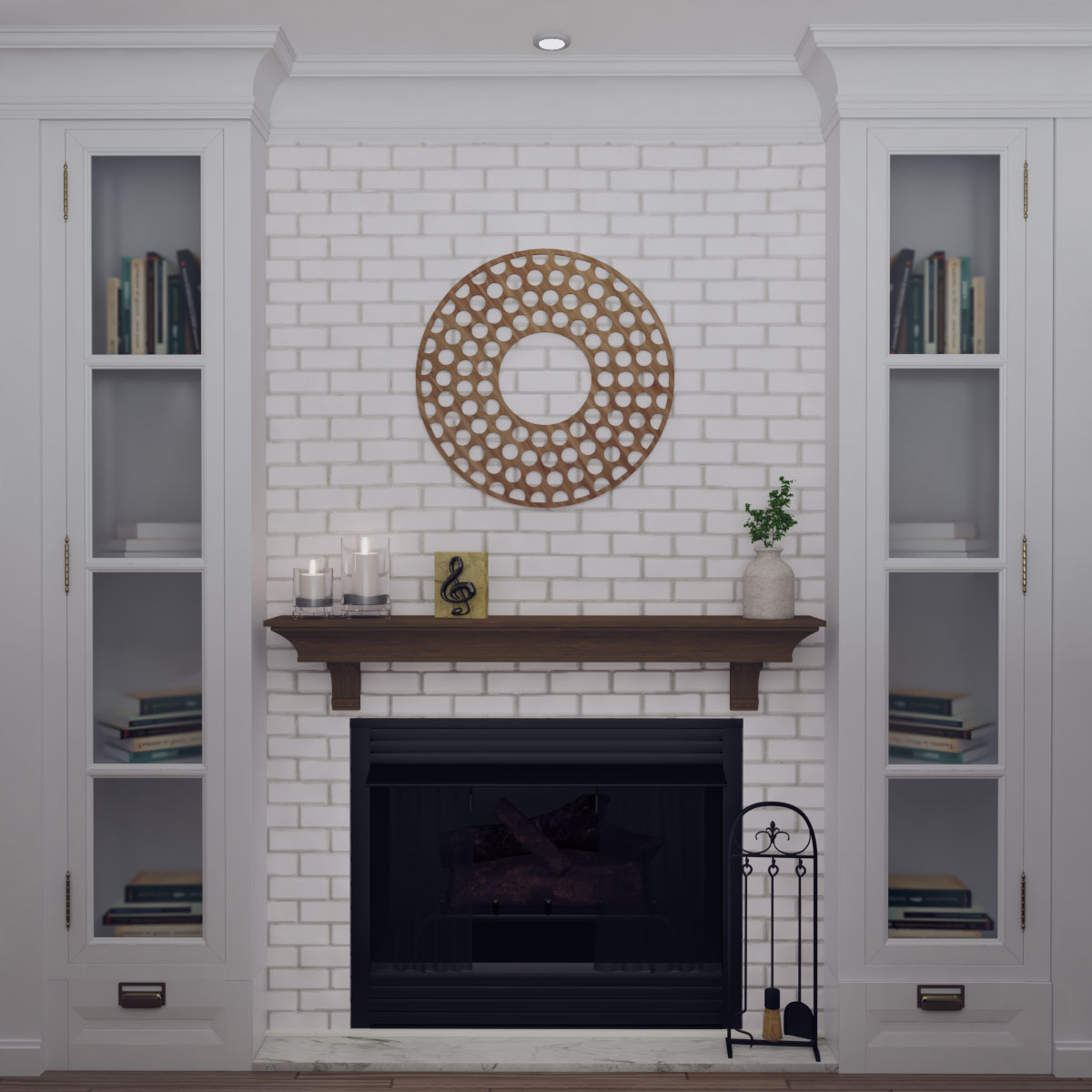 Ekena Millwork CMWP22X22X0250FFWA Ceiling-Medallions - View #9