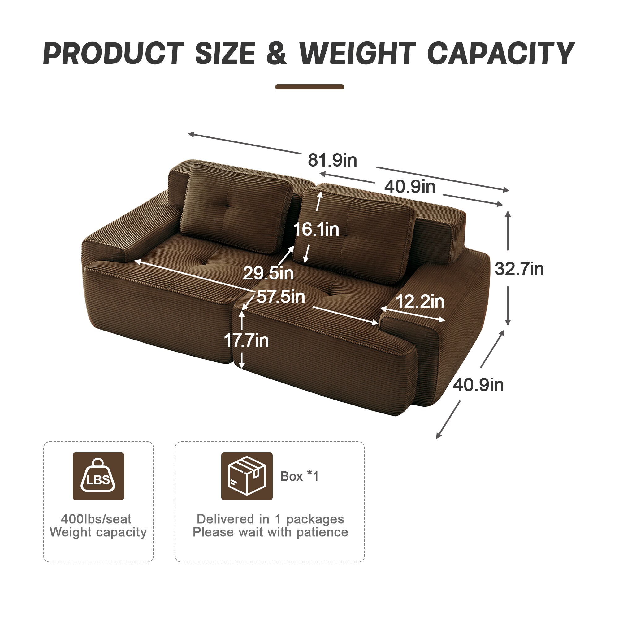 Homy Casa YG364703 Sofas-Loveseats - View #5