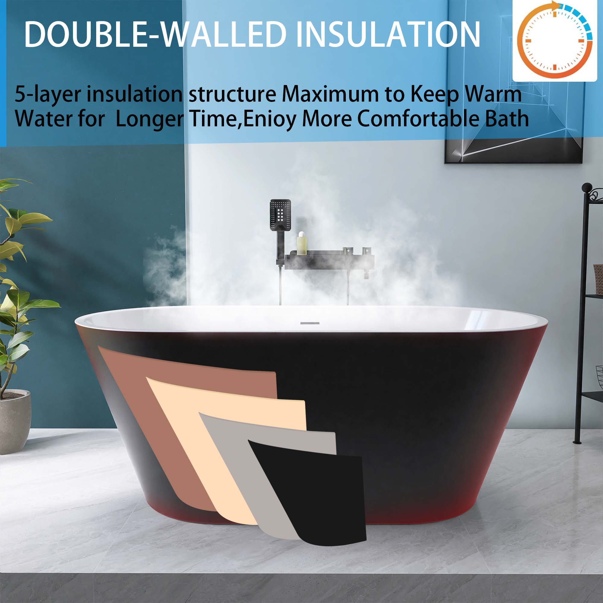 WELLFOR GTLSTTCGRWH bathtubs - View #15