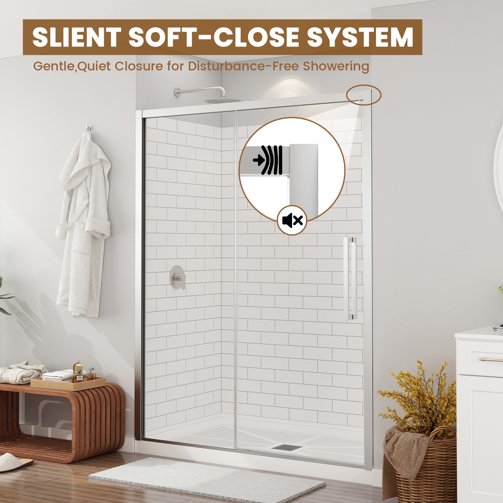 CASAINC CABR1302BN26C15 Alcove-Shower-Kit - View #8