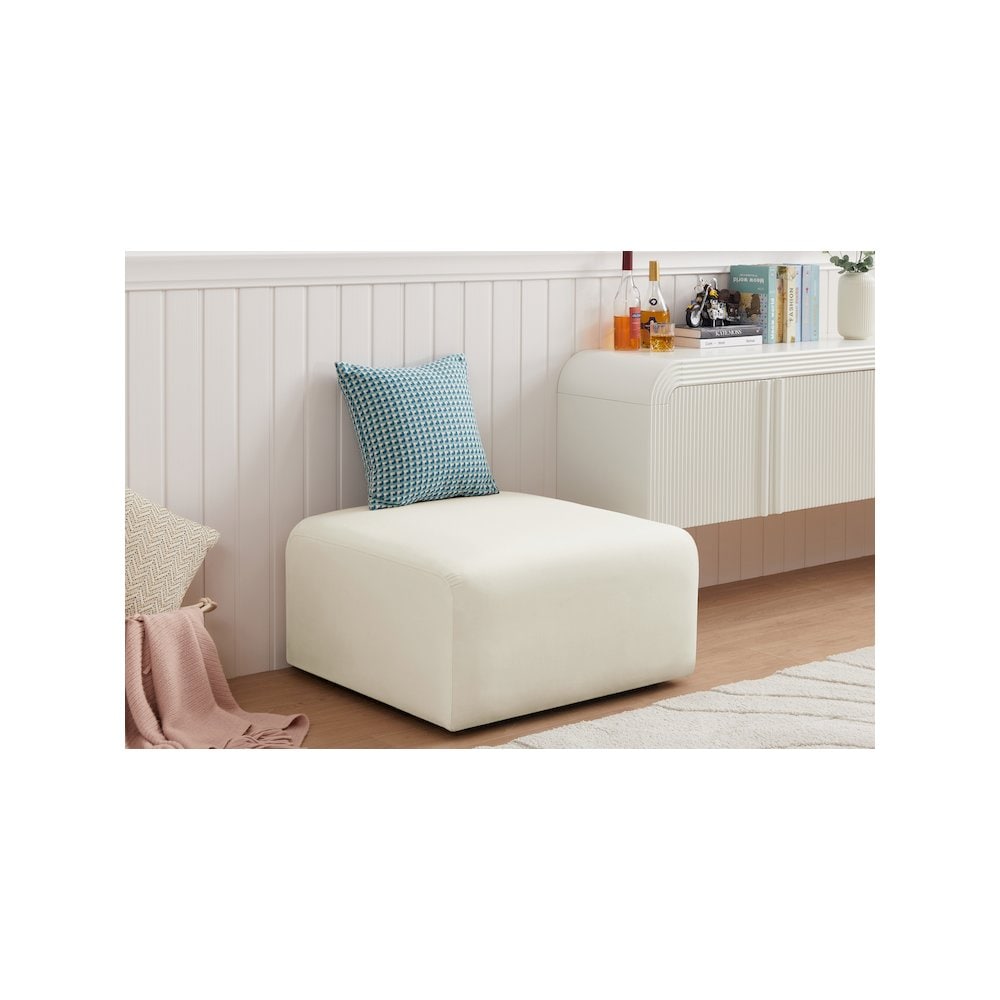 Meridian 103CREAM-OTT Indoor-Ottomans - View #2