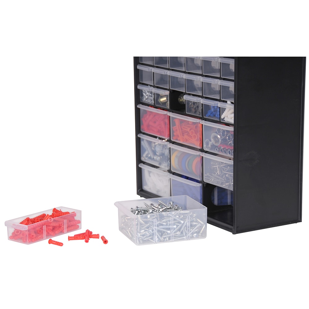 Plastic Storage Drawers - 39-Drawer Screw Organizer - Craft