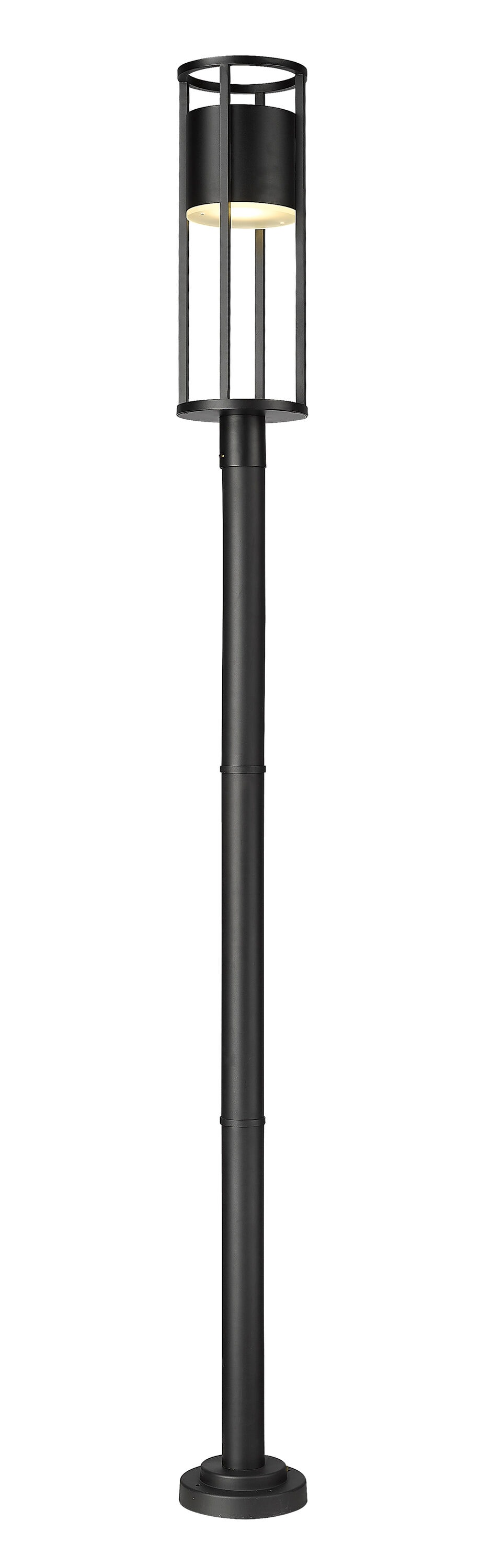 Z-Lite 517PHB-567P-BK-LED Complete-Post-Lights - View #5