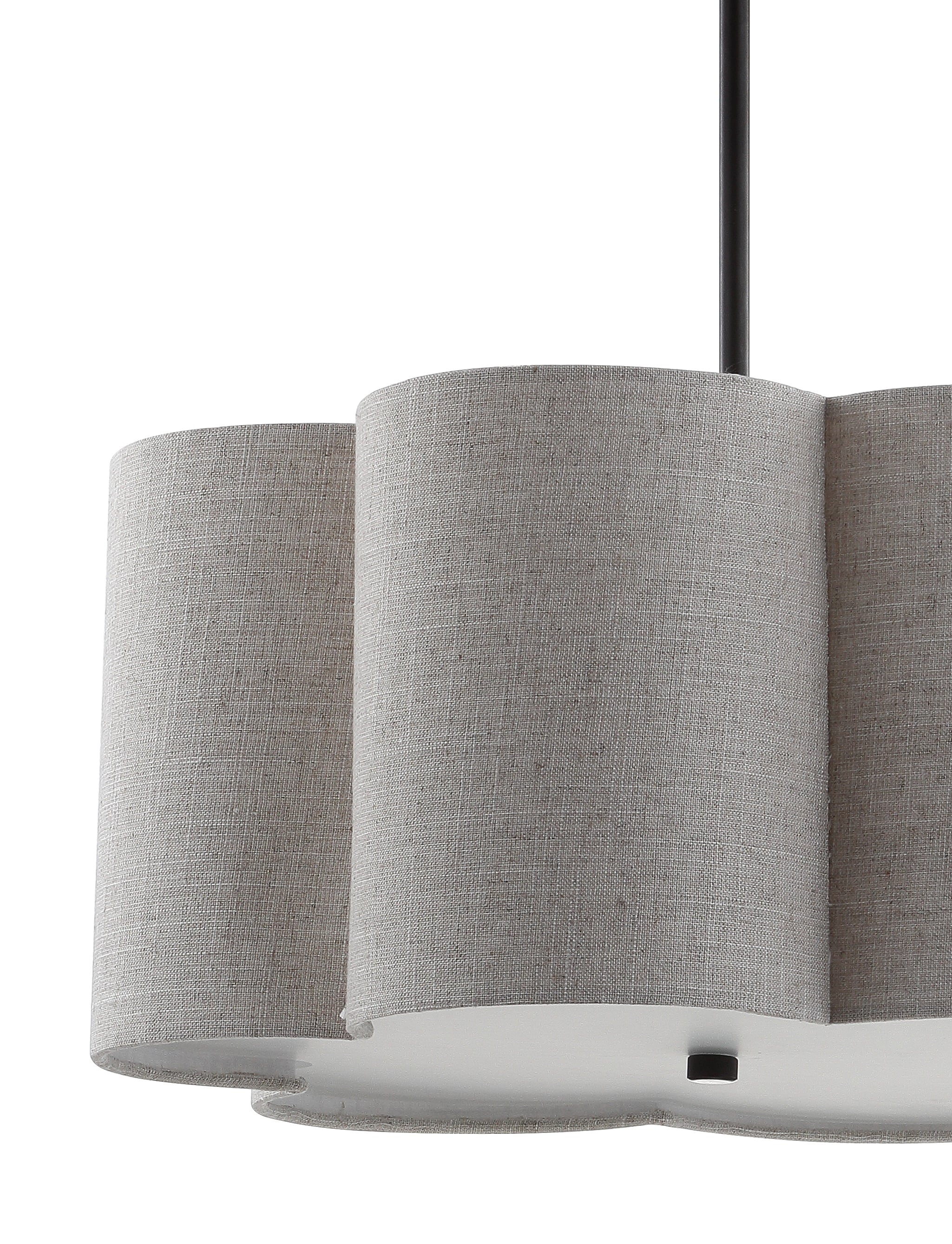 Heather 20" Oil-Rubbed Bronze Adjustable LED Drum Pendant