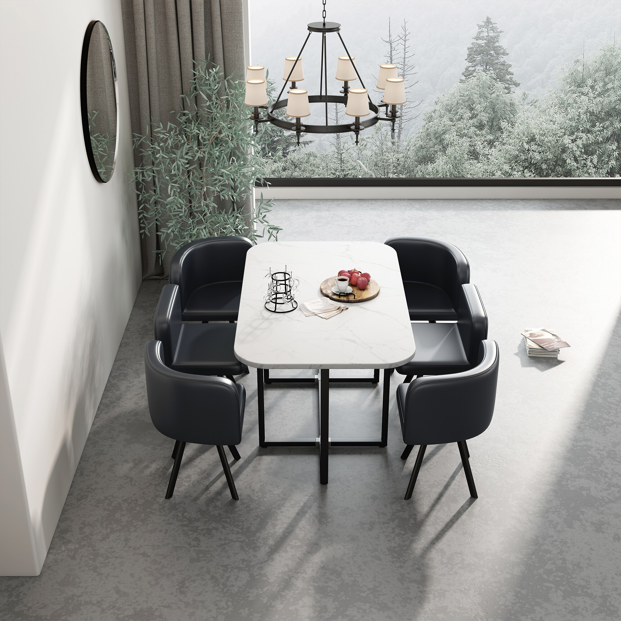 SINOFURN SYA010106GY Dining-Sets - View #5