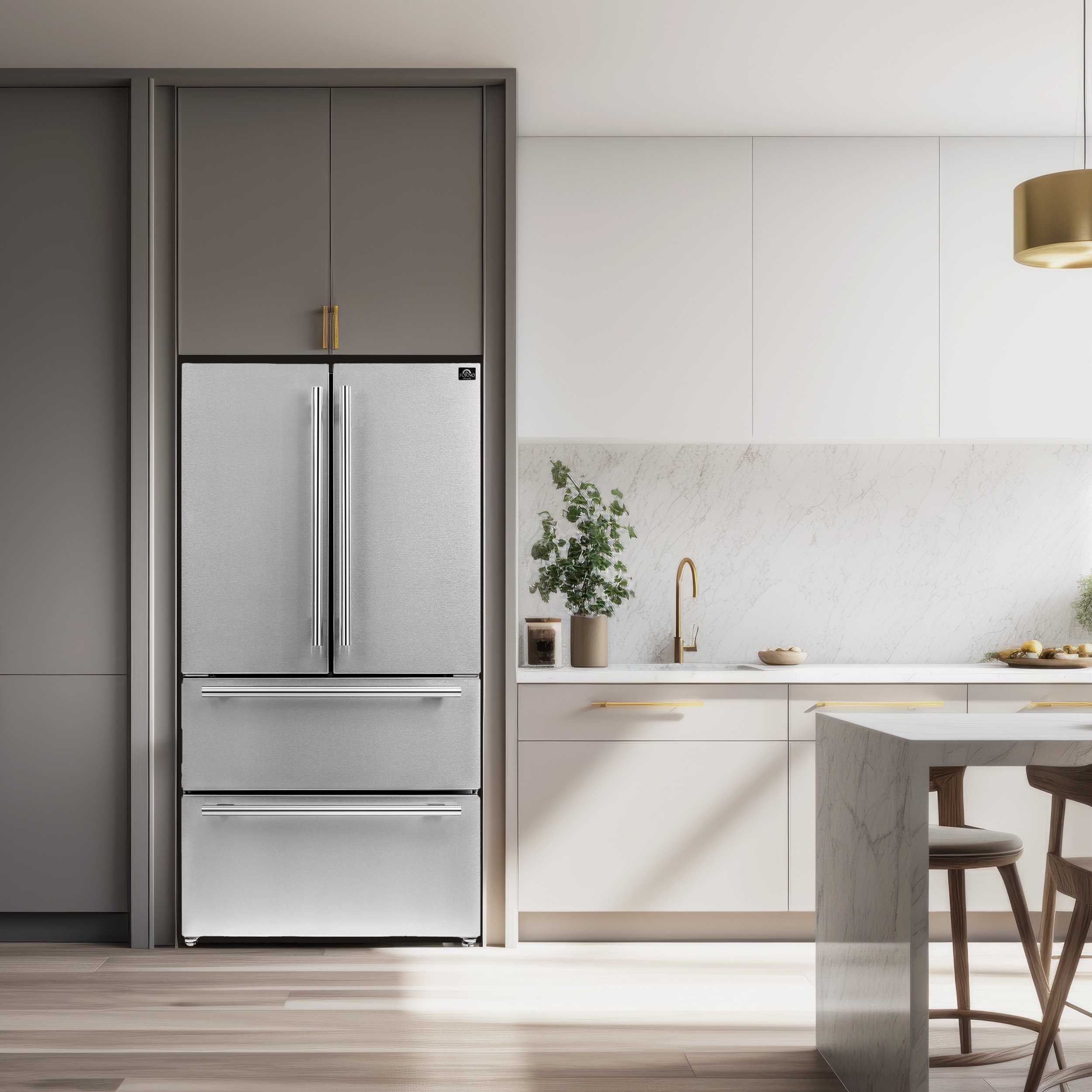 FORNO FFRBI1820-36SB French-Door-Refrigerators - View #19