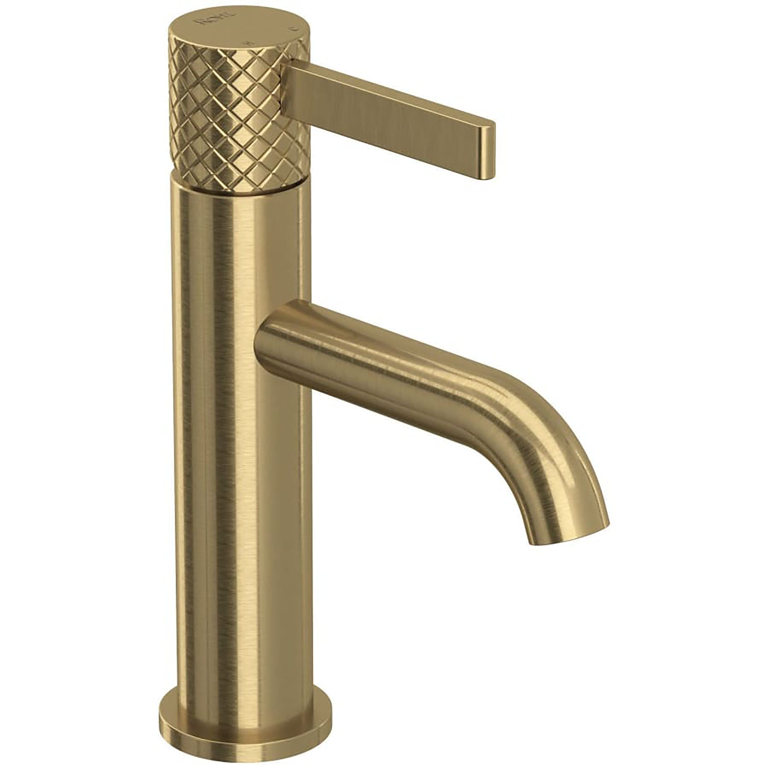 Elegant Tenerife Polished Nickel Single Hole Faucet with Brass Accents