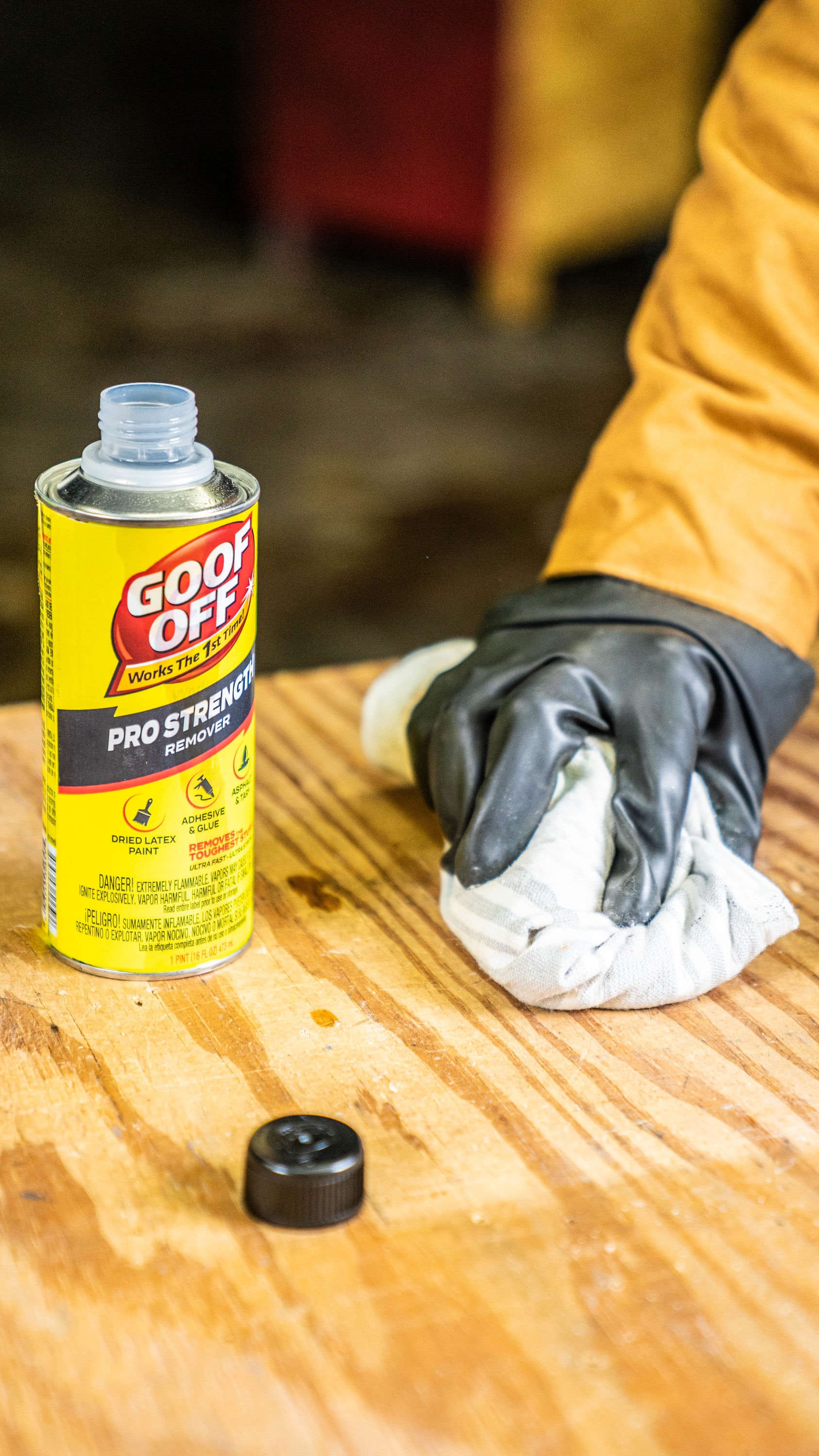 12 oz Paint Splatter Remover for Hardwood
