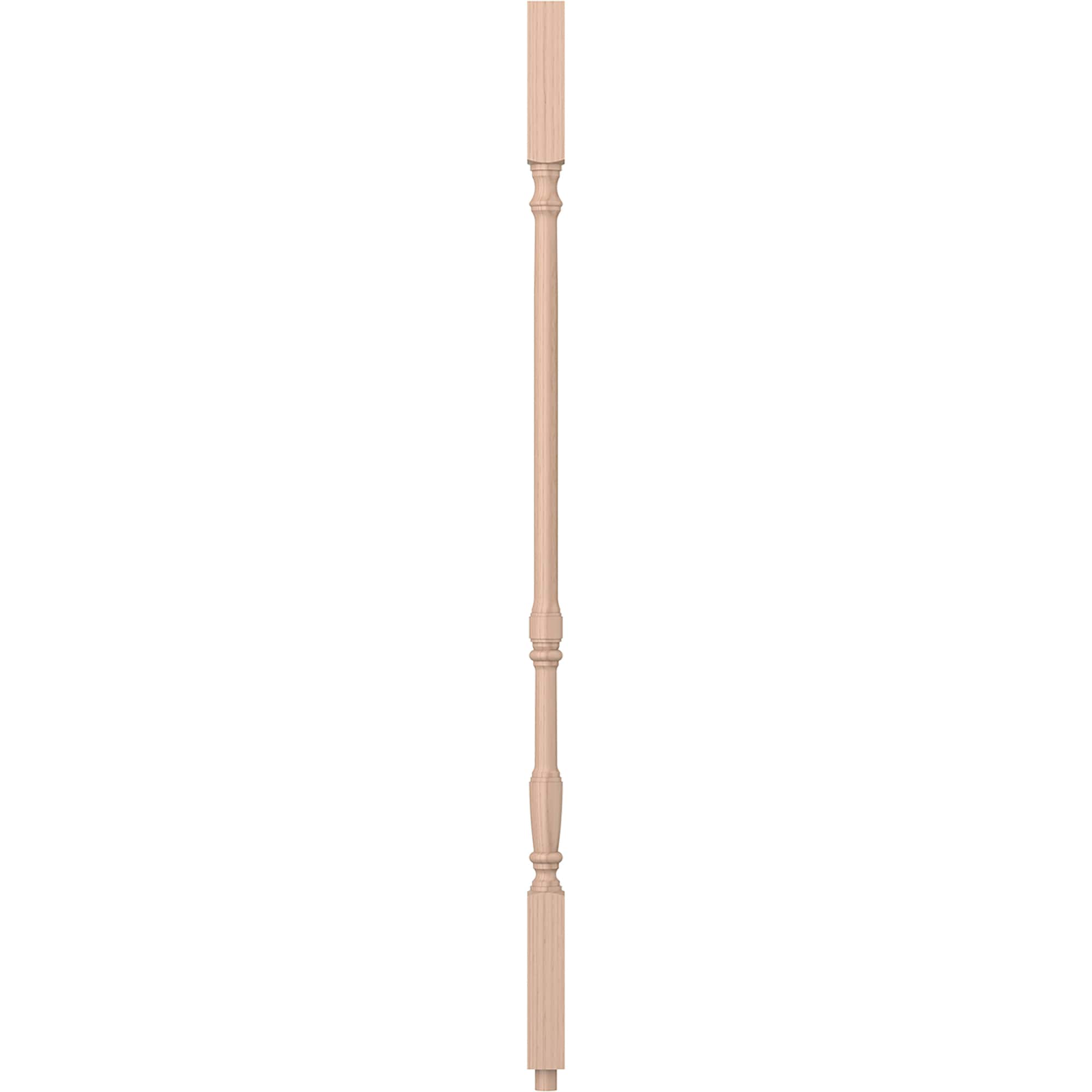L.J. Smith Stair Systems S-5067-M 36 36-in x 1.25-in Unfinished Maple Square Top Stair Baluster