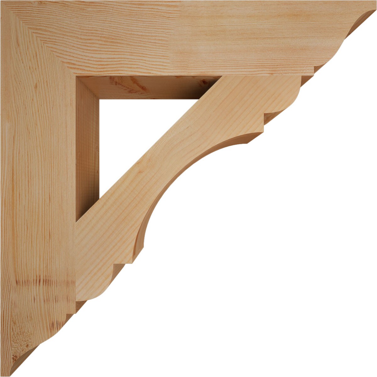 Ekena Millwork BKT06X30X30OLY01SDF Exterior-Brackets-Braces - View #3