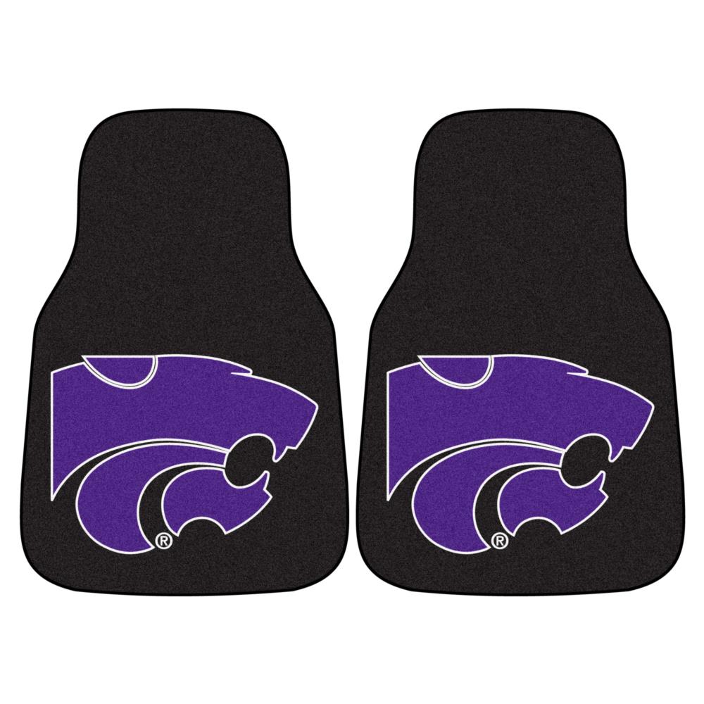 FANMATS 5259 NCAA Carpet Car Mats 2-Pack Floor Mats for Universal