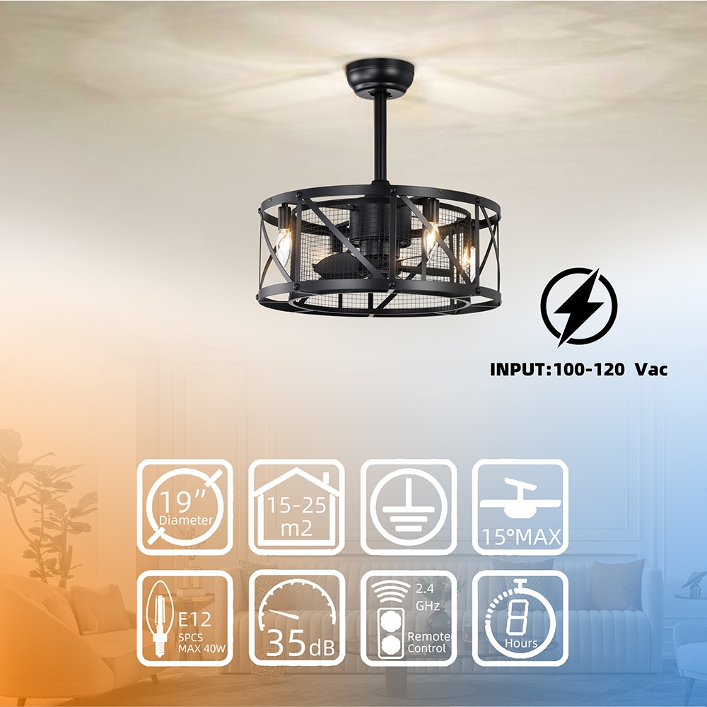 Topcraft TCCF28BK Ceiling-Fans - View #8