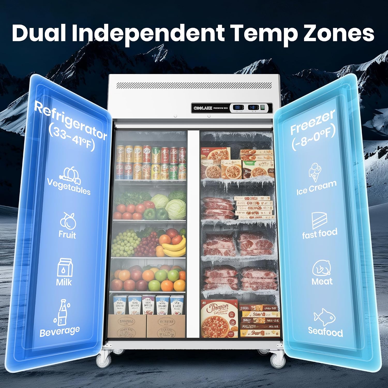 Coolake MK-48RF-COOLAKE Commercial-Refrigerators - View #3