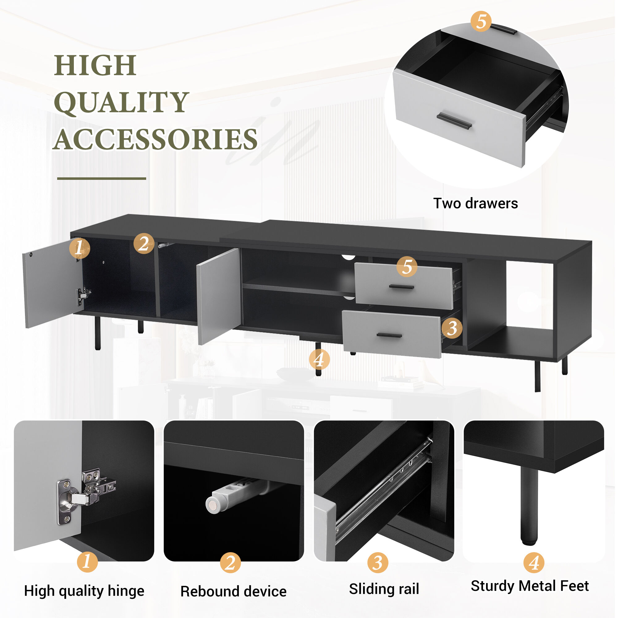 LOVMOR SF-H-N710P188172B Tv-Stands - View #4