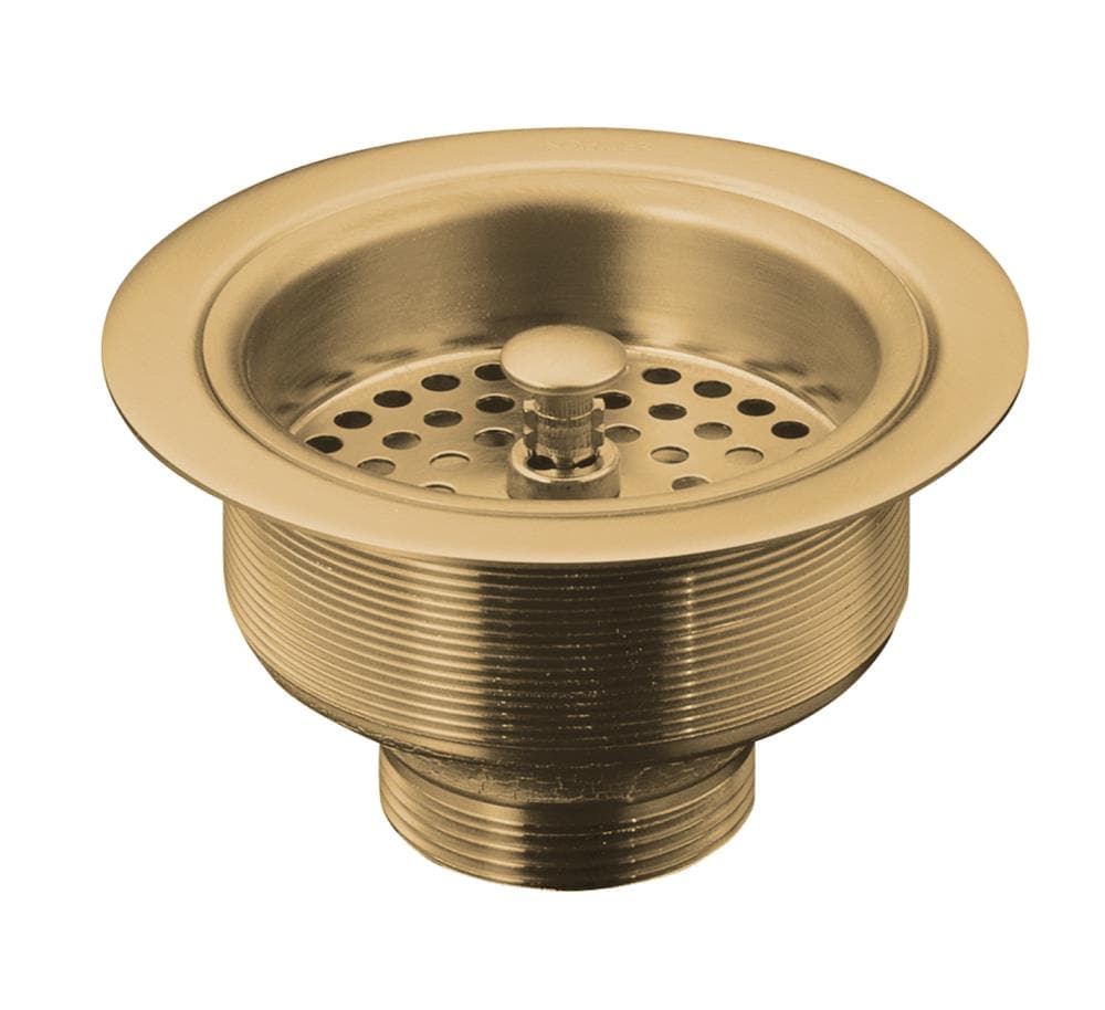 3-1/2 Kitchen Sink Basket Strainer - Oil Rubbed Bronze | Brass | Signature Hardware