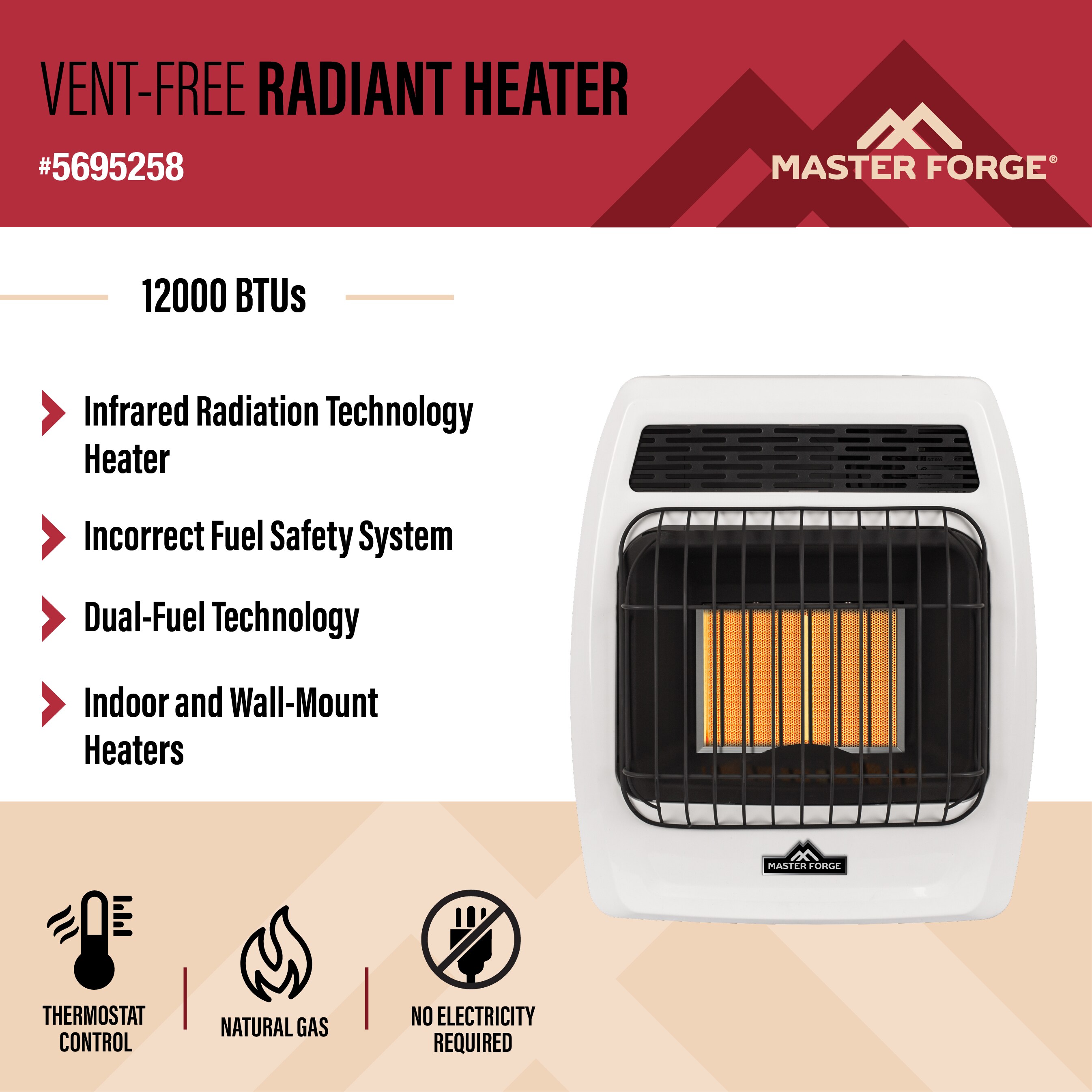 Master Forge IR12DMF Gas-Heaters - View #3