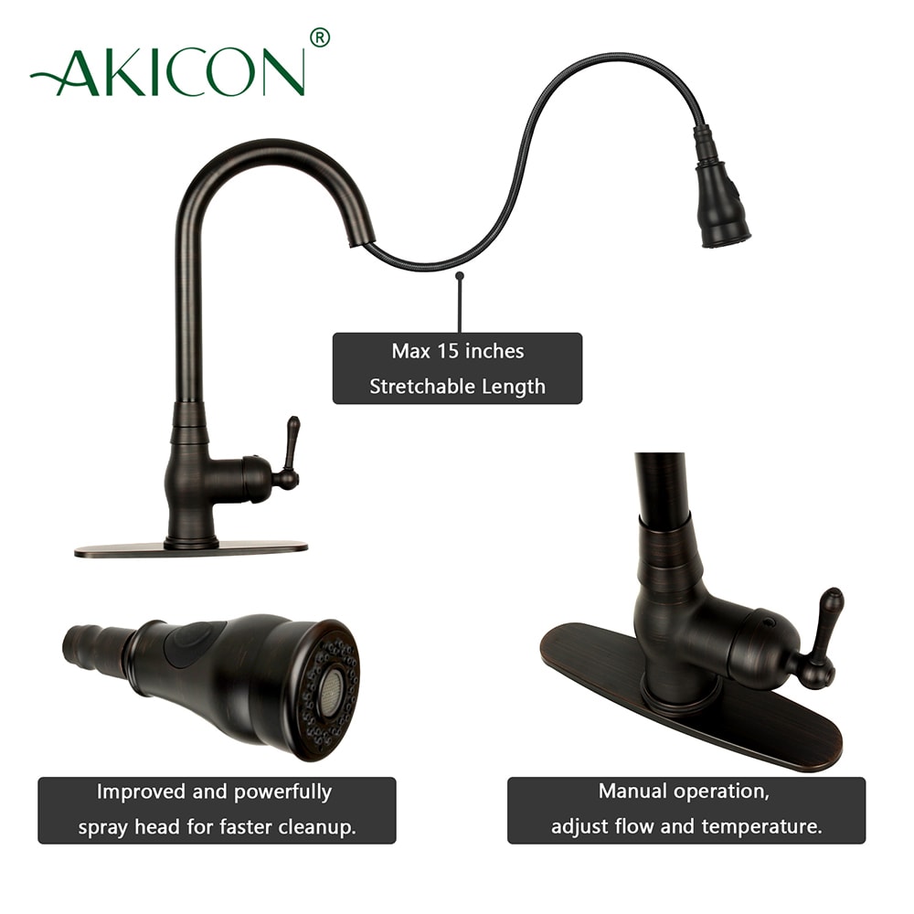Akicon AK418-ORB Kitchen-Faucets - View #3