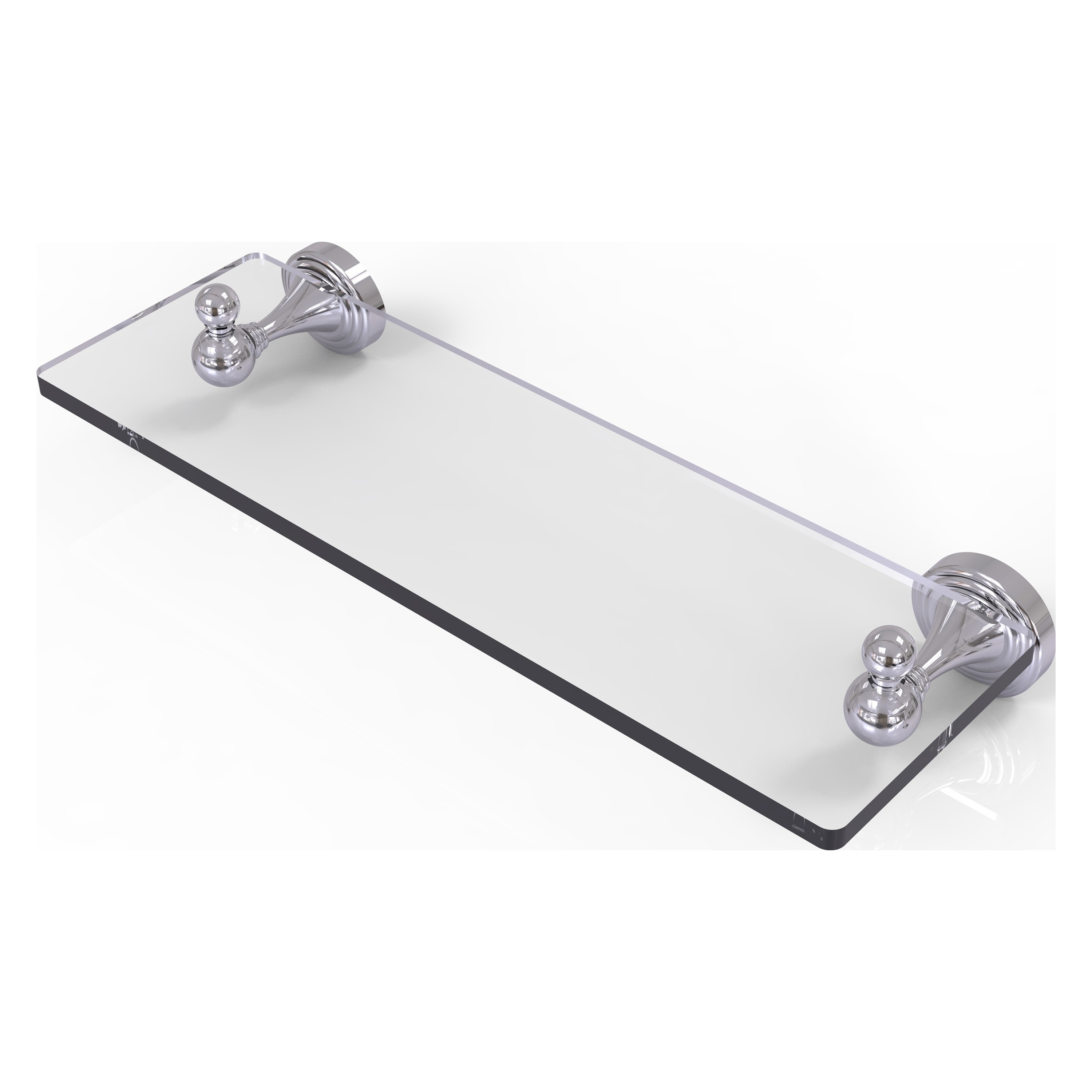Allied Brass SG-1-16-PC Sag Harbor Polished Chrome Wall mount Bathroom Shelf ( 16-in x 2.2-in x 5-in )