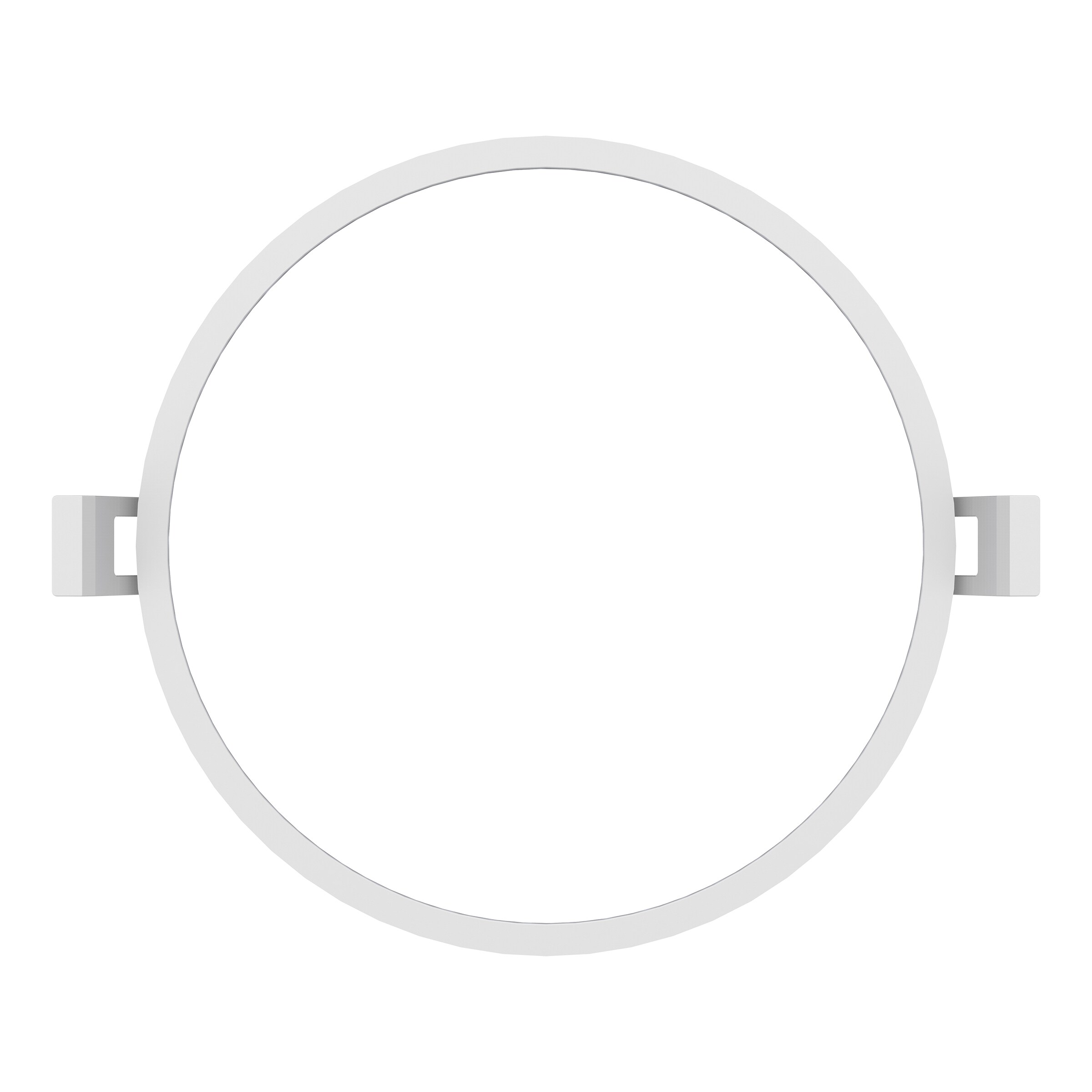 Utilitech Canless Trimless Recessed Downlight White 6-in 1200-Lumen Switchable White Round Dimmable LED Canless Recessed Downlight