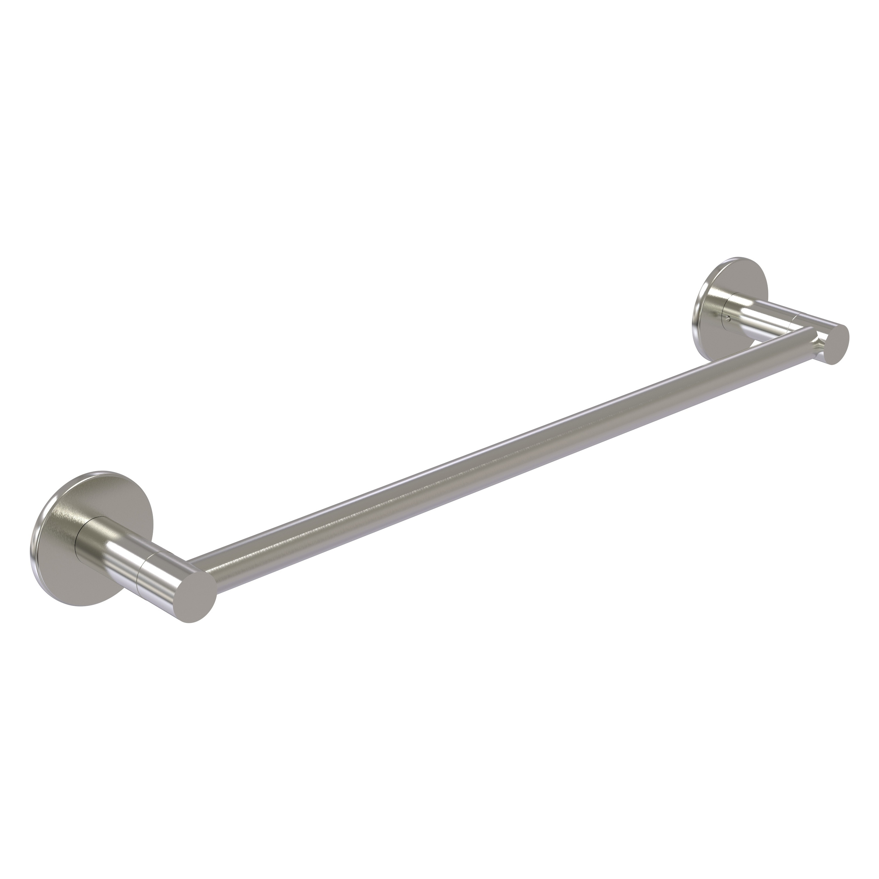 Allied Brass FR-41/30-SN Fresno 30-in Satin Nickel Wall mount Single Towel Bar