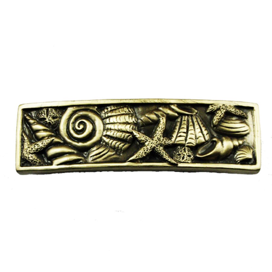 Sierra Lifestyles 681562 3-in , 76mm Center to Center Antique brass Novelty Handle