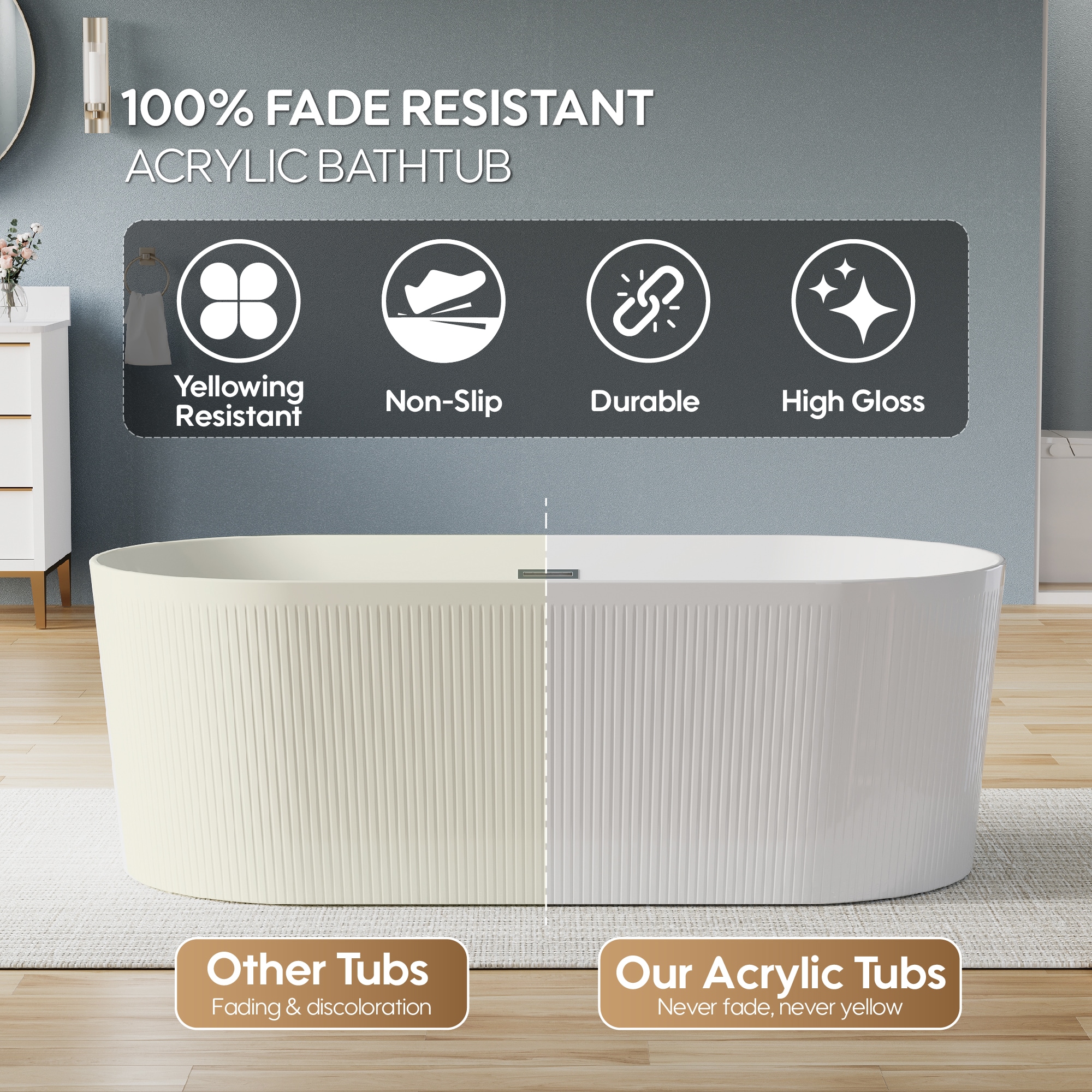 WELLFOR JO-115355 bathtubs - View #10