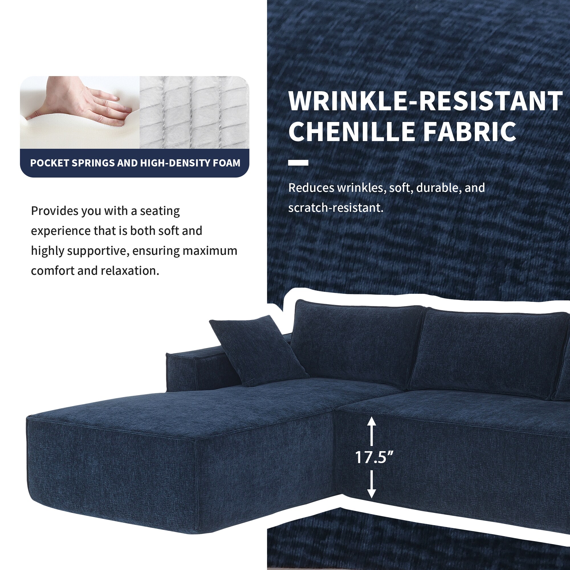 ModernLuxe N723S9587B Sofas-Loveseats - View #4