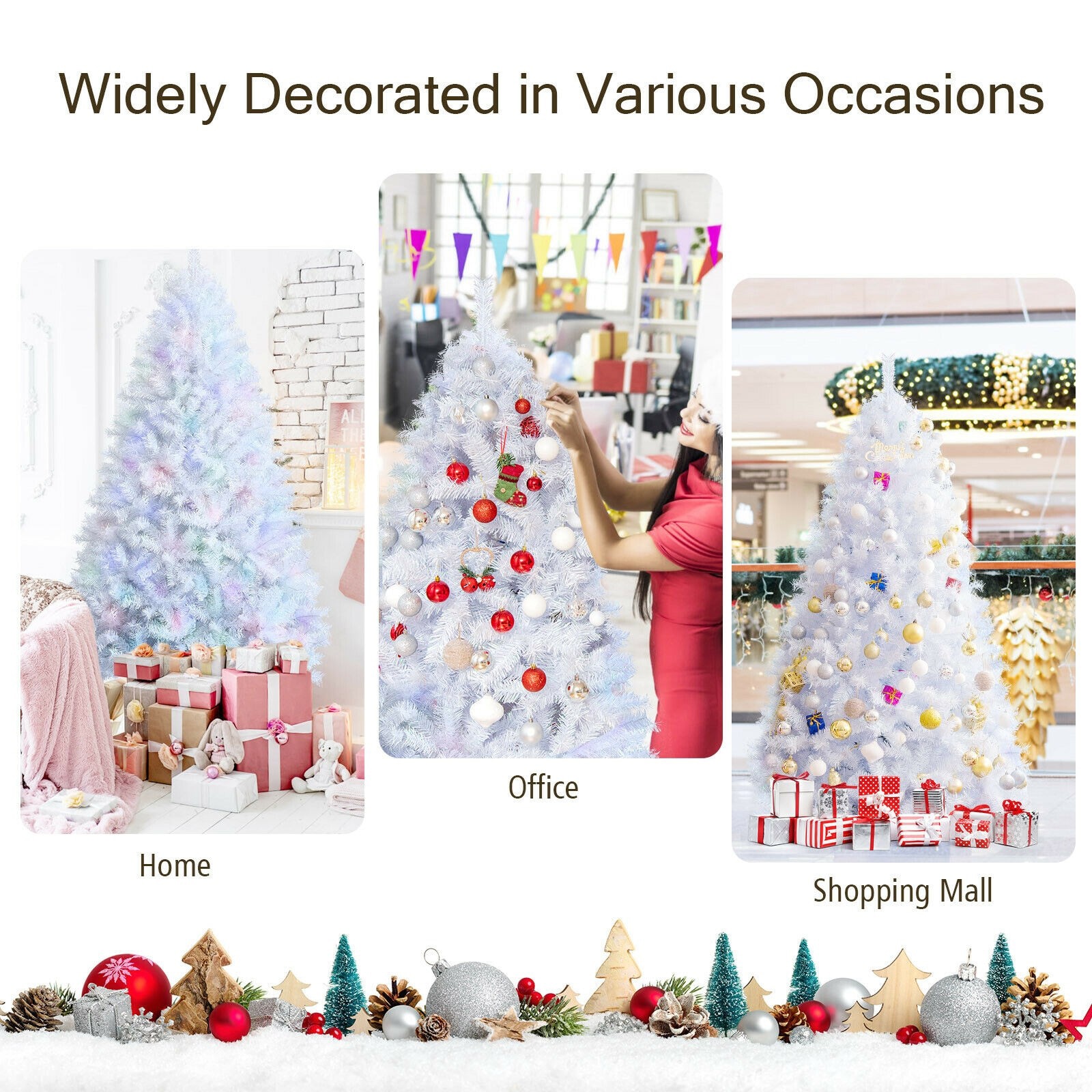 WELLFOR CM-HPY-23605 Artificial-Christmas-Trees - View #6