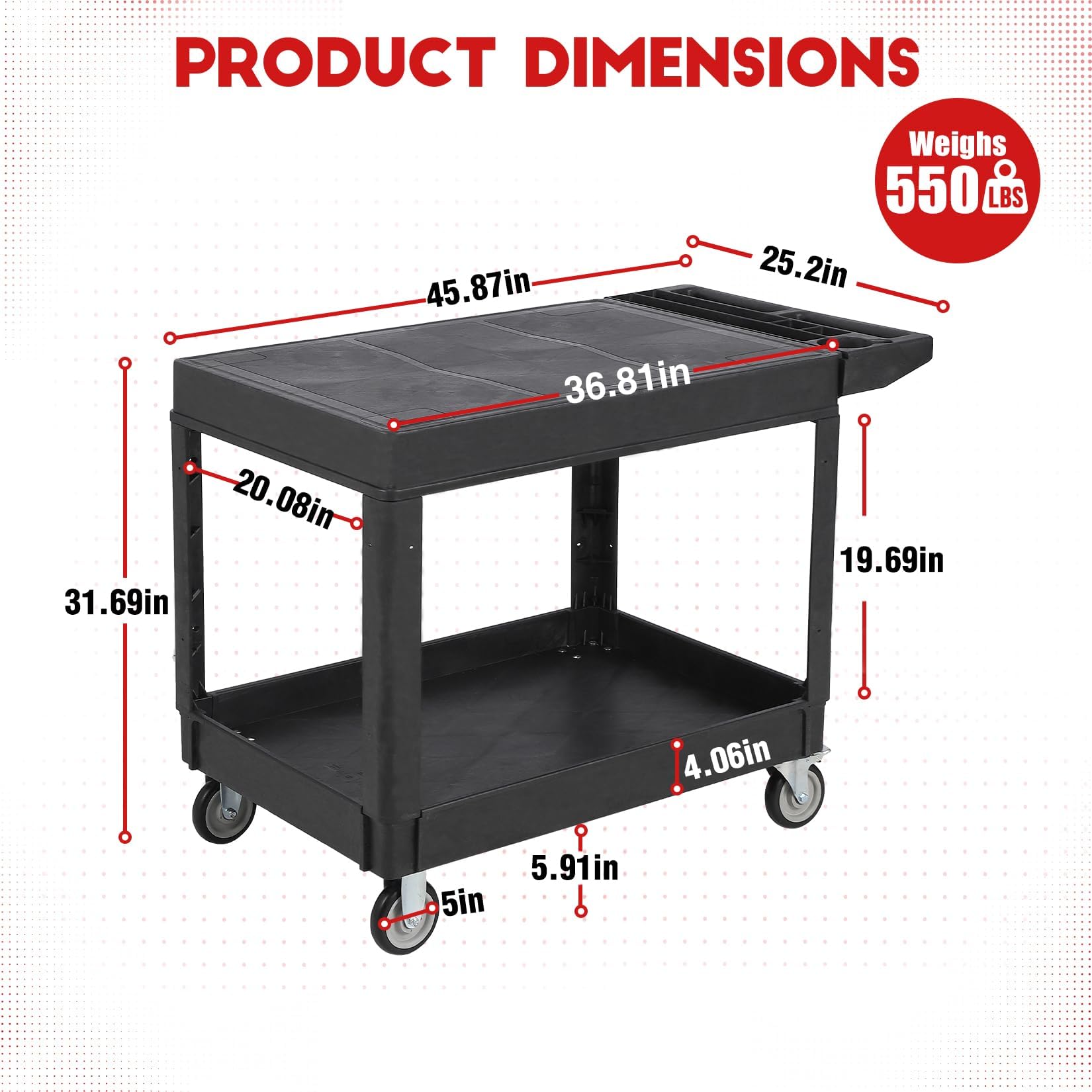DEXSO ENCOREPISBA3414 Utility-Carts - View #2