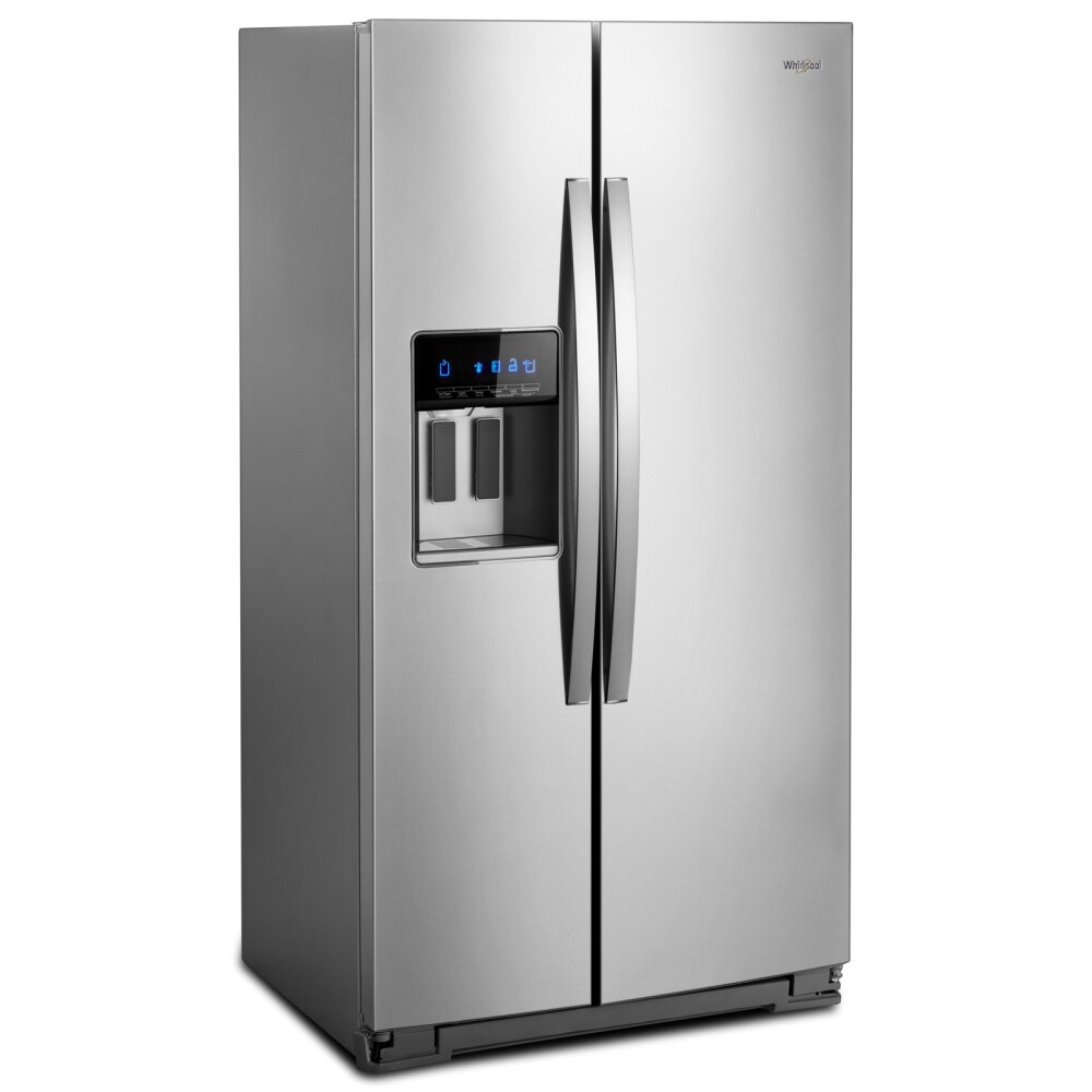 Stainless Steel 21 Cu. Ft. Side-by-Side Refrigerator with Ice Maker