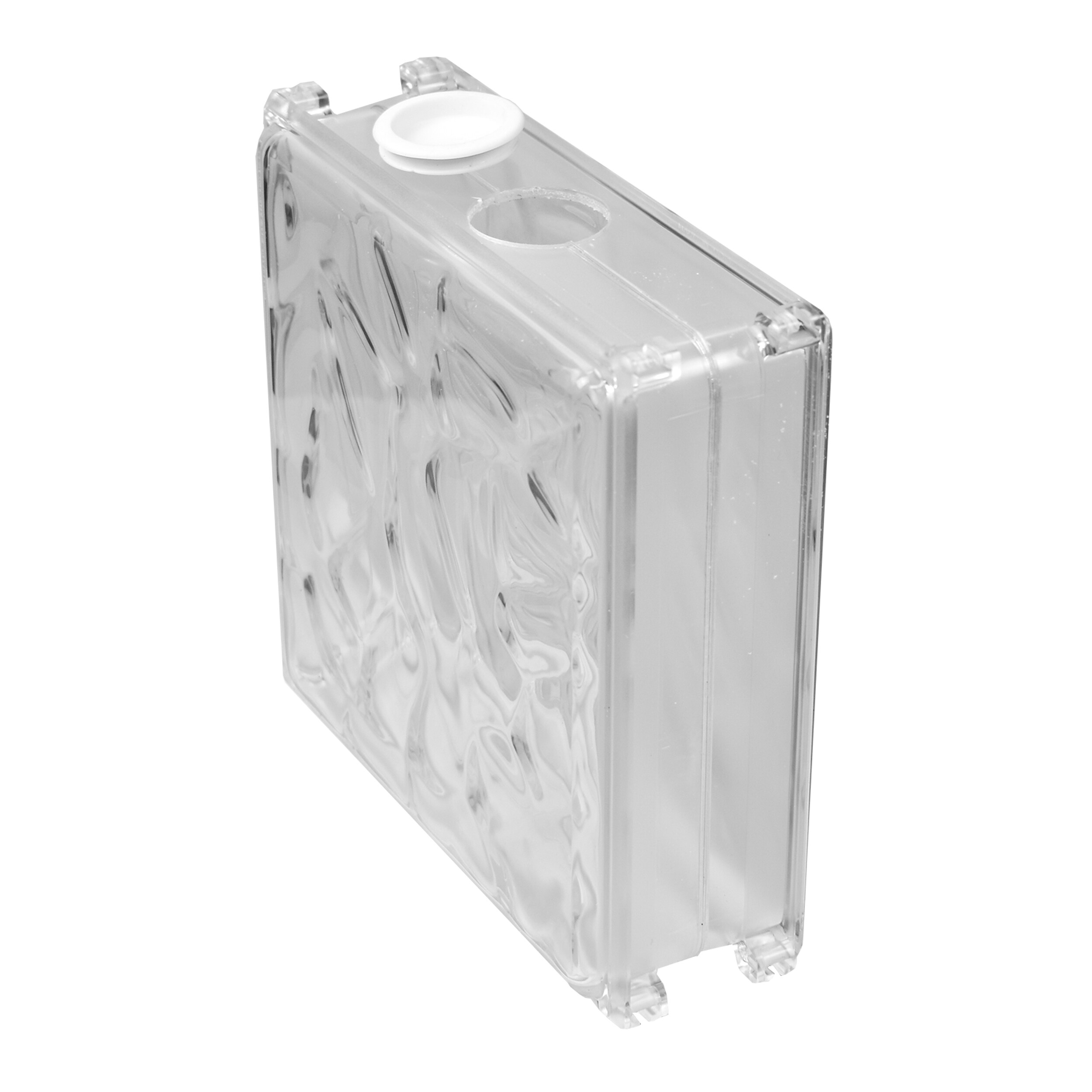 Hy-Lite Craft Block 24-Pack Clear Wave Acrylic Block (8-in H x 8-in W x  3-in D) in the Glass Block department at