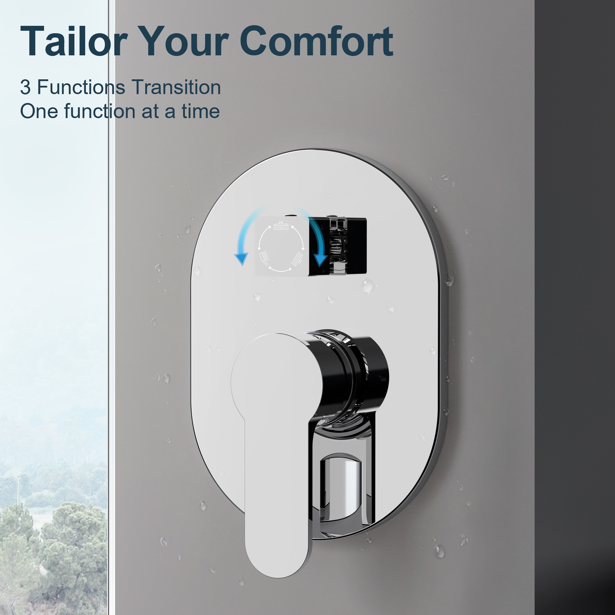 GRANDJOY FL23668-OR Tub-Shower-Faucets - View #7
