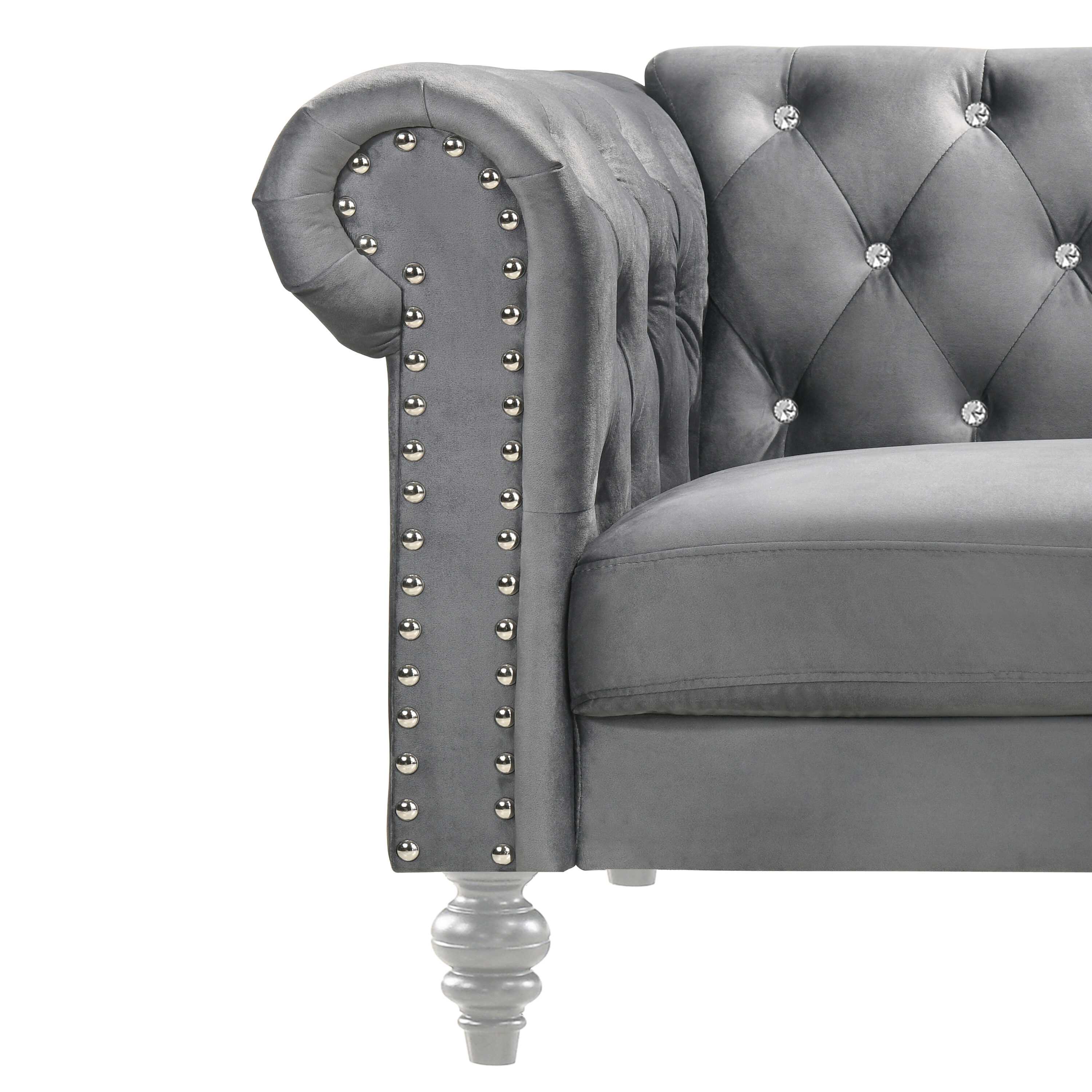 New Classic Furniture UKD13-30-GRYC Sofas-Loveseats - View #5