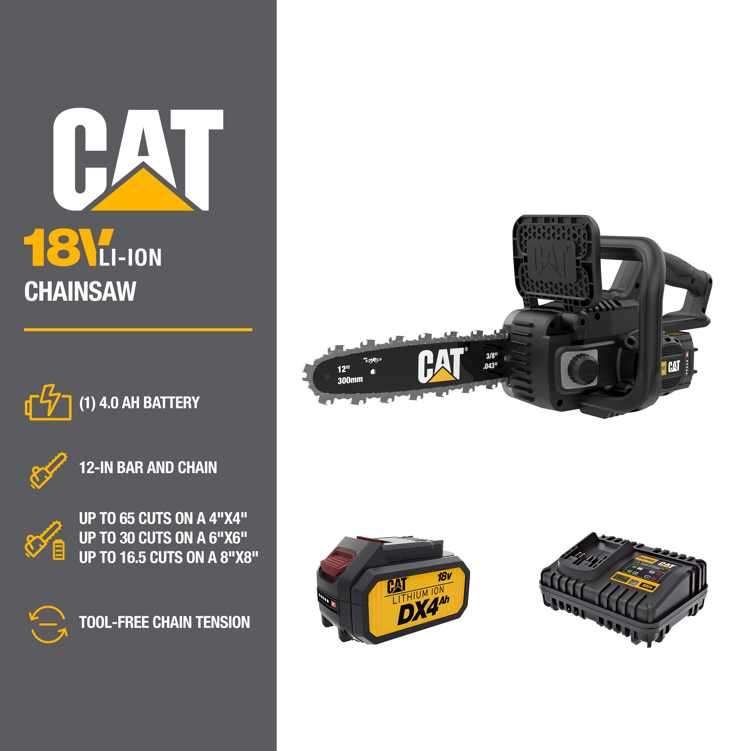 CAT DG230 Cordless-Chainsaw - View #2