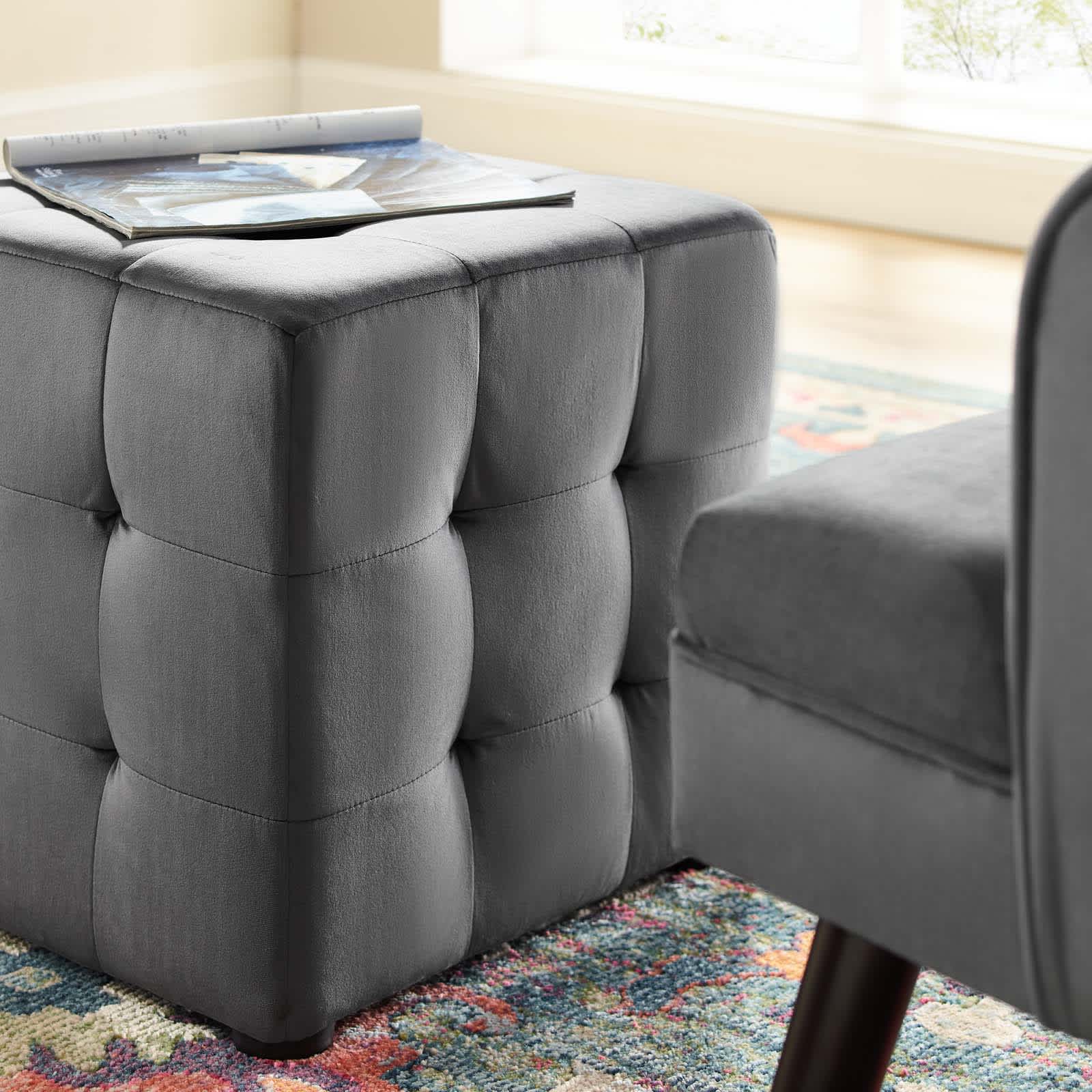Modway EEI-3577-GRY Indoor-Ottomans - View #2