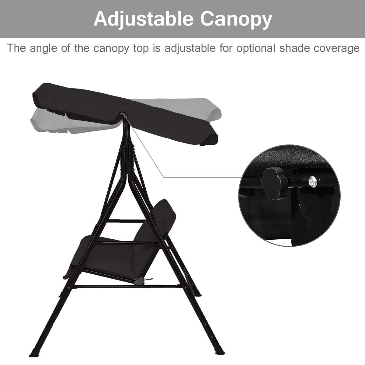 WELLFOR SCTW01-BA Swing-Gliders - View #7