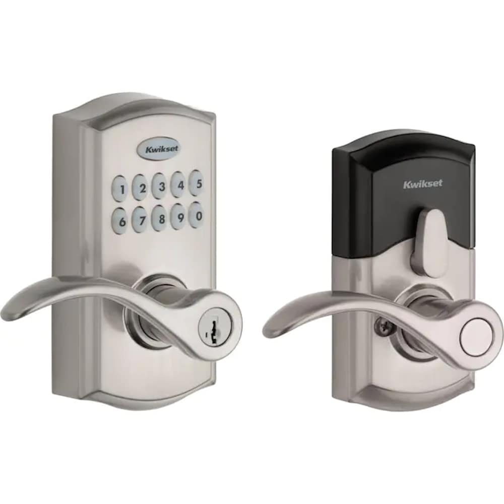 Kwikset 558440 SmartCode 955 Satin nickel Electronic Handle SmartKey Keypad