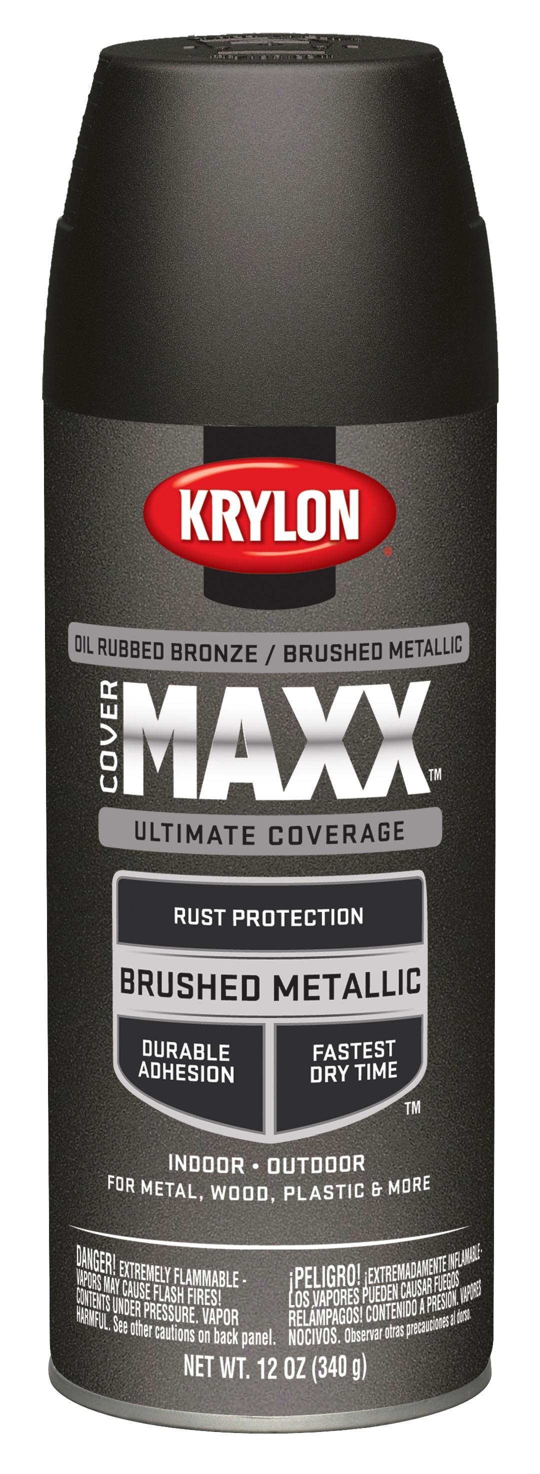 Krylon Bronze Metallic Enamel Spray Paint (Actual Net Contents: 12-oz ...