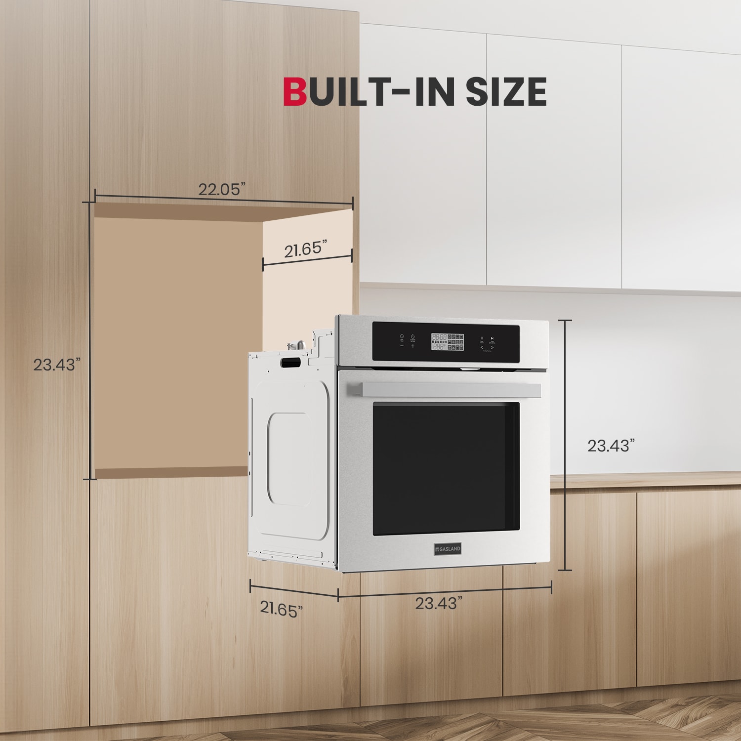 GASLAND ES611TSN Swall-Elec-Oven - View #6