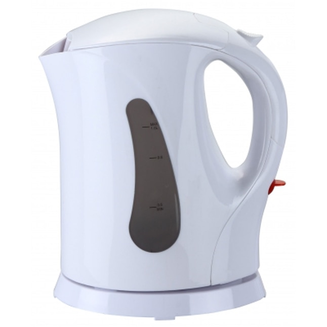 brentwood White 4-Cup Corded Manual Electric Kettle in the Water Boilers &  Kettles department at