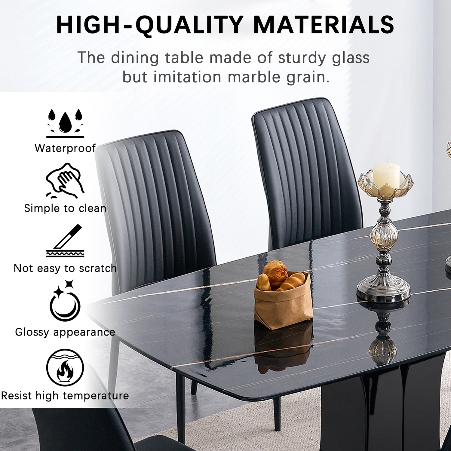 SINOFURN SYA010288GY Dining-Sets - View #3