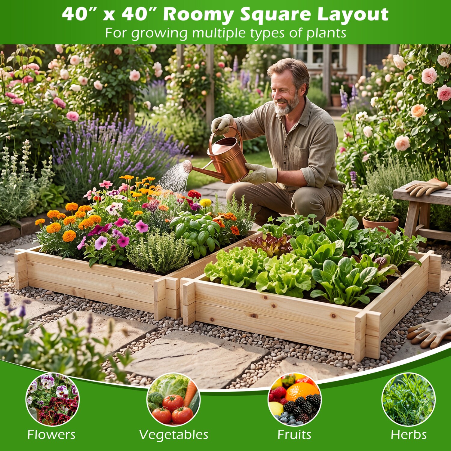 Volenca VOL-Z1WA1E Raised-Garden-Beds - View #5