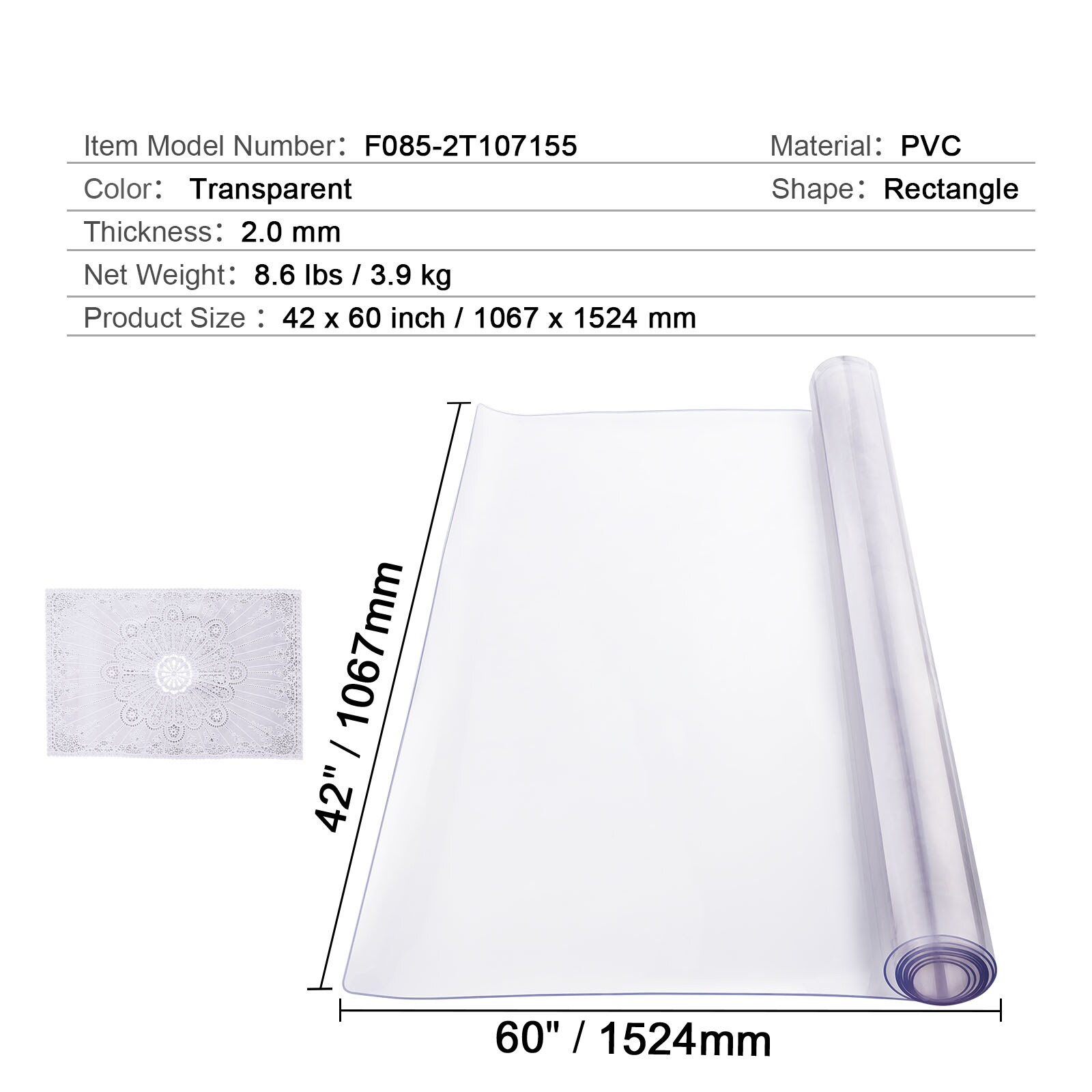 Mecale YAS-9ZN6F5 Table-Covers - View #3