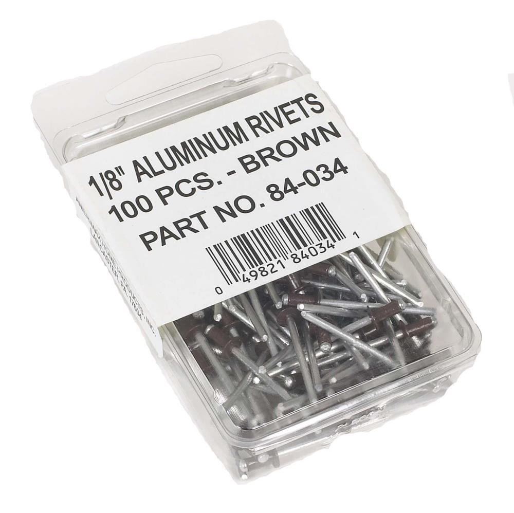 BESTYCHAO 100 pièces de rivets aveugles en aluminium 4.8 x 12mm