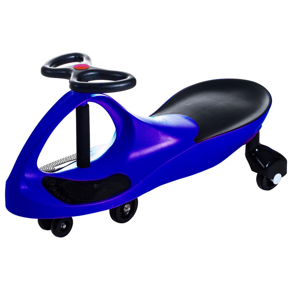 Wiggle Car- Ride-On Toy for Kids Ages 3 and Up- Twist and Turn Scooter in Blue (No Batteries or Pedals) | - Toy Time 957071WDO