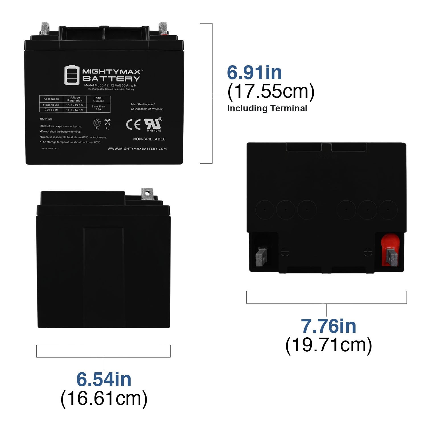 Mighty Max Battery MAX3936754 Device-Replacement-Batteries - View #2