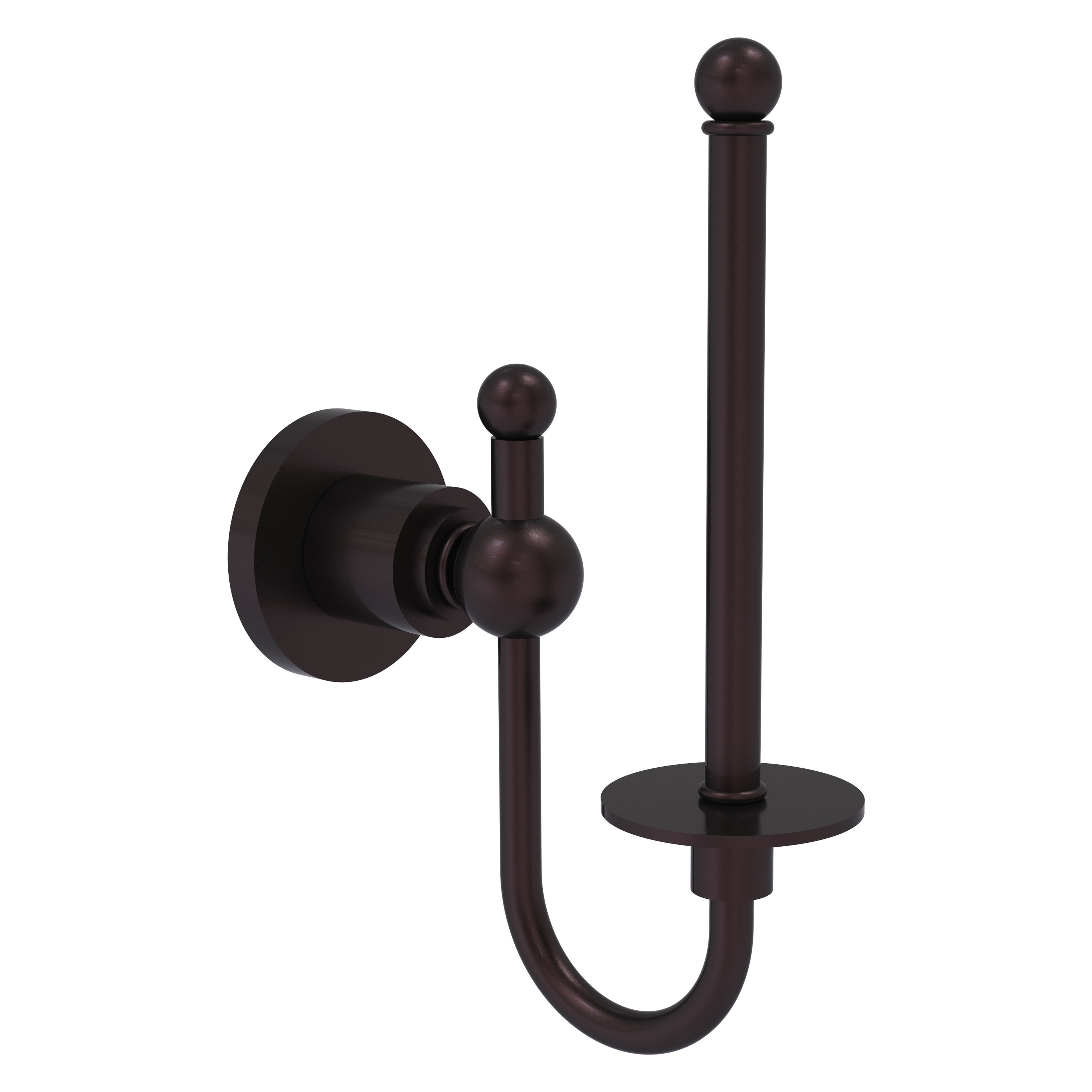 Allied Brass AP-24U-ABZ Astor Place Antique Bronze Wall mount Single post Toilet Paper Holder 1 -Rolls